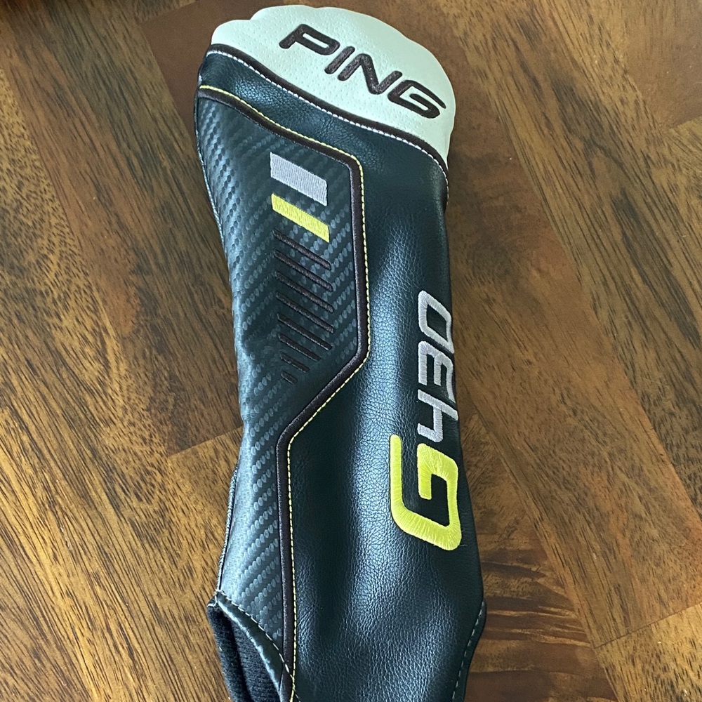 Ping G430 Black, Yellow & White Golf Driver Headcover